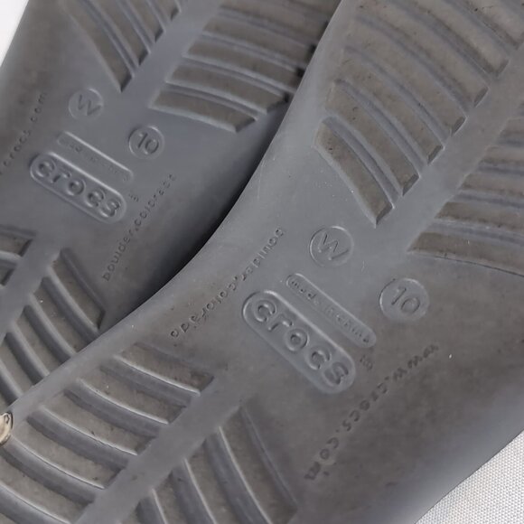 Crocs Serena Sexi Grey Cheetah Animal Print Sandals Thong Flip Flops 203218 T 10 - Picture 10 of 16